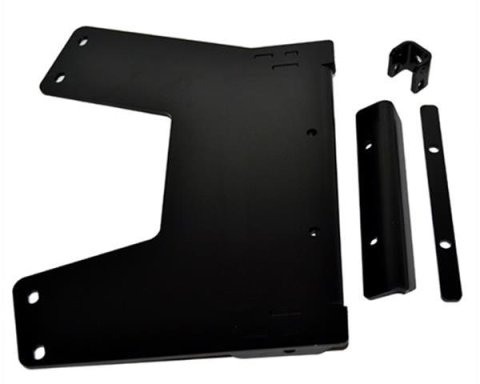 Warn Center Plow Mounting Kits 80260 Kit, Center, Steel, Black Powdercoated, Polaris, Kit