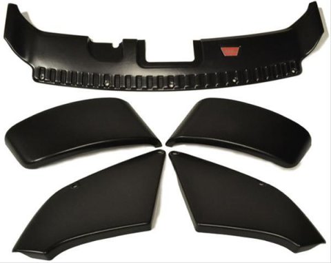 Warn Hidden Winch Skirting Kits 84520 Valance, Skirting, Plastic, Black, Ford, Each