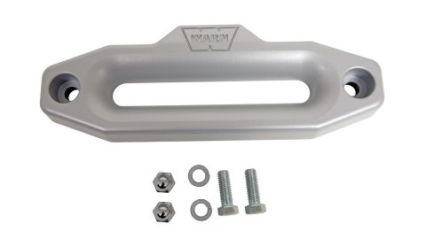 Warn Hawse Fairleads 87914 Fairlead, Aluminum, Natural, for Use with Standard Drum and Synthetic Rope Only, Each