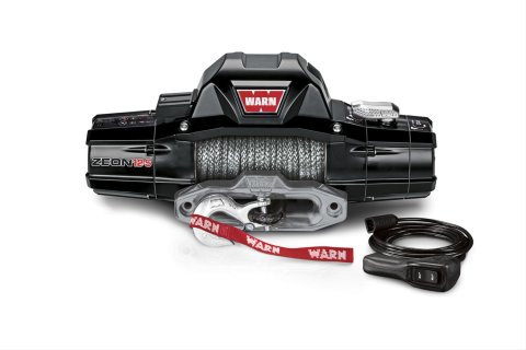 12,000 lbs. Warn Zeon 12-S Winch 95950 Winch, 12-S, Electric, 12 V, lbs., Hawse, 80 ft. Synthetic Rope, 12 ft. Wired Remote, Each