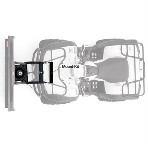 Warn ProVantage Front Plow Mounting Kits 95840 Snow Mount, Mount, Frame Mount, Steel, Black Powdercoated, Can-An, Each