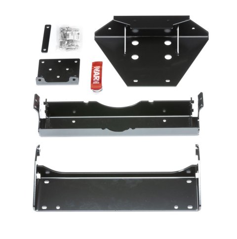 Warn ProVantage Front Plow Mounting Kits 106720 Snow Mounts, Kits, Frame Mount, Steel, Black Powdercoated, Kawasaki, Kit