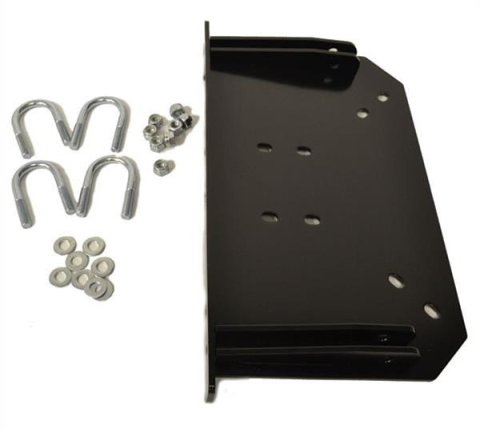 Warn Center Plow Mounting Kits 85260 Snow Mount, ProVantage, Center, Frame Mount, Steel, Black Powdercoated, Arctic Cat, Kit