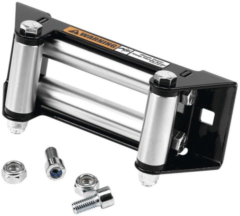 Warn Winch Replacement Parts 100966 Fairlead, Parts, Warn, Roller, Black, Silver, VRX 4500, Axon 4500, Axon 5500, Long, Each
