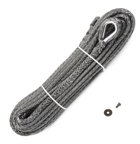 Warn Synthetic Winch Ropes 104232 Cable, Rope, 12,000 lbs. Capacity, 90 ft. Length, VR EVO 8-S, VR EVO 10-S, VR EVO 12-S, Each