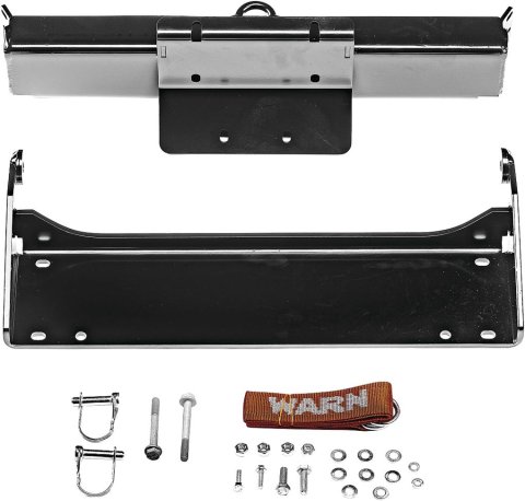 Warn ProVantage Front Plow Mounting Kits 106576 Snow Mounts, Kits, Frame Mount, Steel, Black Powdercoated, Kawasaki, Kit