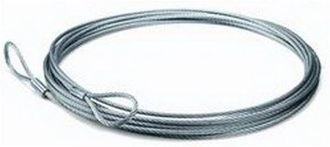 Warn Wire Rope Extensions 25430 Winch Cable Extension, Galvanized Steel, 5/16 in. Diameter, 50 ft., Each