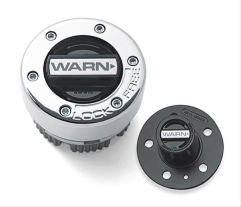 Warn Standard Manual Hubs 9790 Locking Hubs, Manual, Standard, Aluminum, Chrome, Polished Dial, Chevy, Dodge, Ford, International, Jeep, Pair