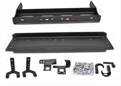Warn - Winch Mounts for 1976-1983 CJ5, 1976-1986 CJ7, 1981-1985 SCRAMBLER 11310 WN MTG KIT;JEEP CJ;BLK