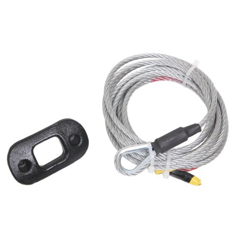 Warn PullzAll Replacement Wire Rope Assemblies 76065 Rope, PullzAll, 1,000 lb. Capacity, 15 ft. Line Length, Each