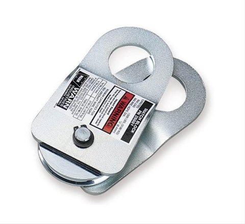 Warn Snatch Blocks 88898 Block, Eyelet, 9,000 lbs. Capacity, Zinc Plated, Each