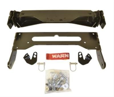 Warn ProVantage Front Plow Mounting Kits 96990 Snow Mounts, Kits, Frame Mount, Steel, Black Powdercoated, Kawasaki, Kit