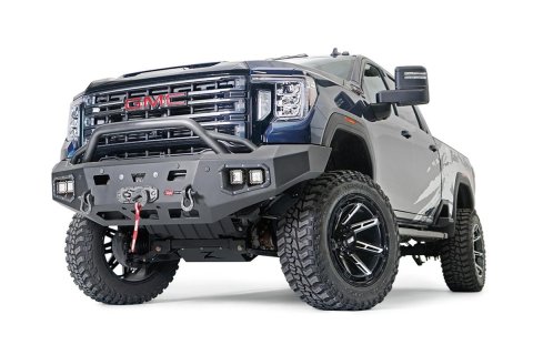 Warn Ascent HD Bumpers with Baja Grille Guards 107179 Bumper