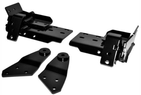 Warn ProVantage Front Plow Mounting Kits 80681 Kit, Front, Steel, Black Powdercoated, Polaris, Kit