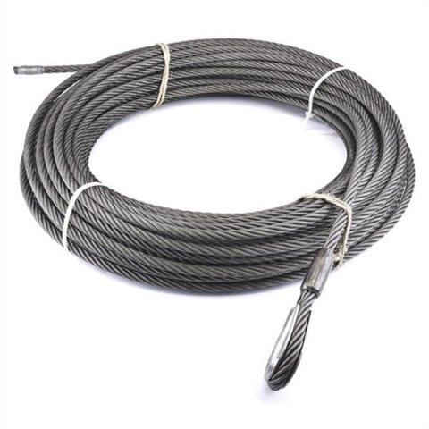 Warn Wire Ropes 77454 Winch Cable, Replacement, Steel, 5/8 in. Diameter, 245 ft. Length, Series 30XL, Each