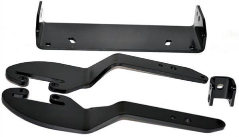 Warn Center Plow Mounting Kits 73996 Kit, Center, Steel, Black Powdercoated, Yamaha, Kit
