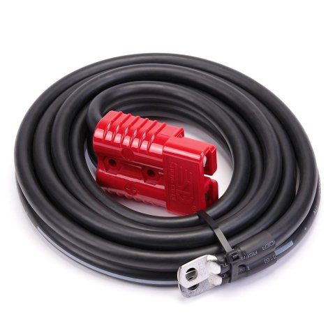 Warn Quick-Connect Power Cable Kits 106077 Winch Wiring Kit, Cable, Black, 2-Gauge, 90 in. Length, Kit