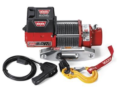 9,000 lbs. Warn 9.0Rc Winch 71550 Winch, Electric, 12 V, lb., Hawse Fairlead, 50 ft. Line, 12 ft. Wired Remote, Each