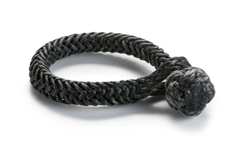 Warn Spydura Soft Shackles 102556 Tow Shackles, Shackles, 29,700 lbs. Load Rating, High Modulus Polyethylene, Black, Each