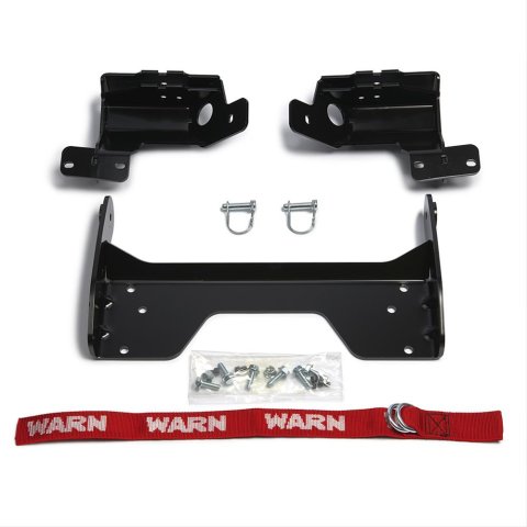 Warn ProVantage Front Plow Mounting Kits 95850 Snow Mounts, Kits, Frame Mount, Steel, Black Powdercoated, Can-Am, Kit