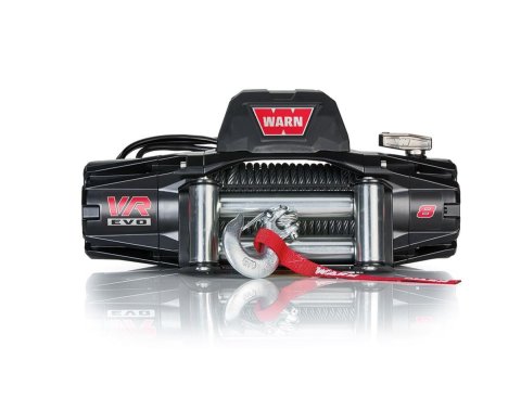 8,000 lbs. Warn VR EVO 8 Winch 103250 Winch, 8, Electric, lb. Rating, 12 V, Roller Fairlead, 3-Stage Planetary Gear, Steel Cable, 5/16 in. Diameter, Each