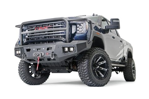 Warn Ascent HD Bumpers with Full Grille Guards 107178 Bumper