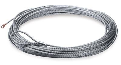 Warn Winch Replacement Parts 74313 Cable, Steel, Galvanized, 80 feet Long, 3/8 in. diameter, Rated for 12,000 pounds, Parts, Warn, Each