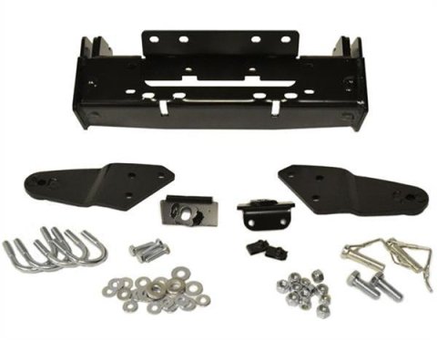 Warn ProVantage Front Plow Mounting Kits 84354 Snow Mounts, Kits, Frame Mount, Steel, Black Powdercoated, Arctic Cat, Kit