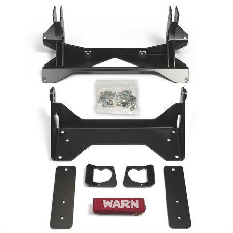 Warn ProVantage Front Plow Mounting Kits 95370 Snow Mounts, Kits, Frame Mount, Steel, Black Powdercoated, Kawasaki, Kit