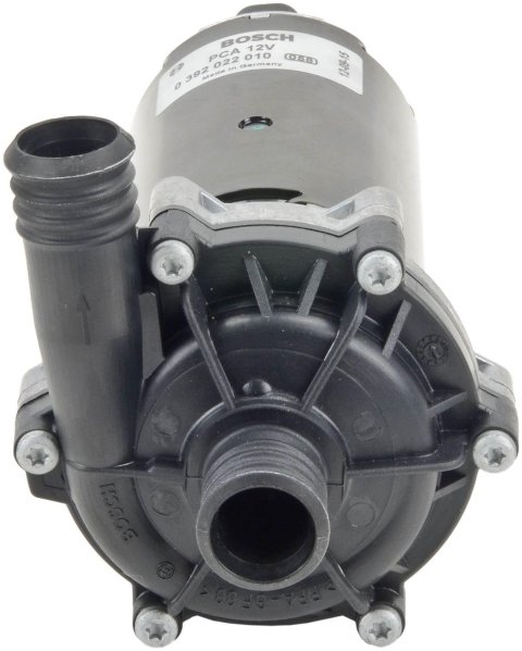 Bosch Intercooler Water Pumps 392022010 Pump, OE/PCA Style, Inlet/Outlet - Approximately 0.629 in. Diameter, 12 V, Black/Natural, Mercedes-Benz, Each