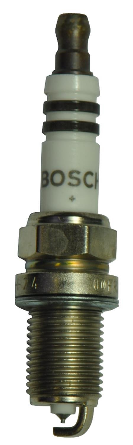 Bosch Double Platinum Spark Plugs FR5KPP332S Plug, Platinum, 14mm Thread, 19mm Reach, Flat Seat, Resistor, Non-Projected, Each