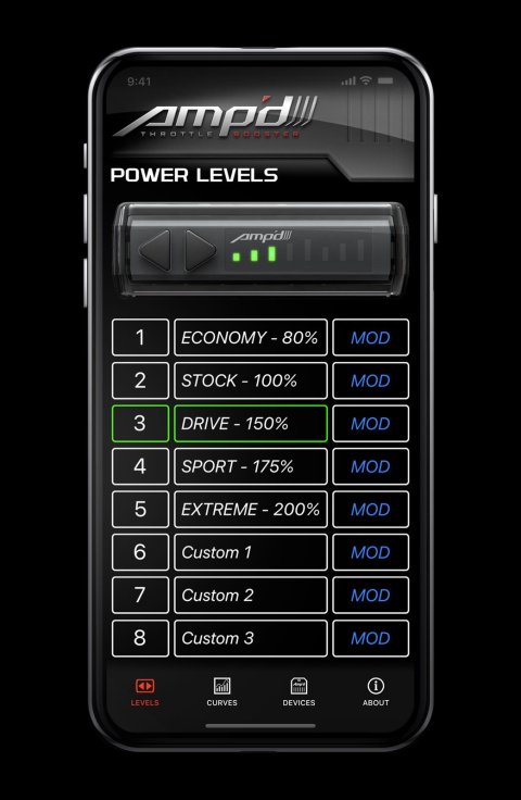 Superchips Flashcal and Amp'D Throttle Booster Power Switch Kits 2545-A2 Computer Programmer, Computer Programmer Amp'd 2.0 Package, Chevrolet, GMC, Each