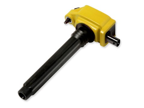 Superchips 3.6L V6 Coil Packs 4445-CP1 Ignition Coils, 4445, Epoxy Filled Housings, Optimized Cores and Windings, Bolt-on Replacement, Yellow, Chrysler, Dodge, Jeep, Ram, Each