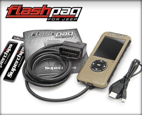 Superchips Flashpaq F5 Pro Tuners for 2015-2018 WRANGLER, 2018 WRANGLER JK - 3876 Computer Programmer, , Jeep, Each