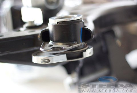 Steeda Ford Mustang Subframe Bushing Support Systems for 2015-2021 MUSTANG - 555-4437 Chassis Stiffener Spacers, System, Billet Aluminum, Natural, Ford, Kit