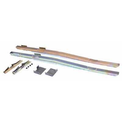 Steeda Weld-On Subframe Connectors for 1979-2004 MUSTANG - 555-5245 Connectors, Weld-On, Steel, Natural, Ford, Pair