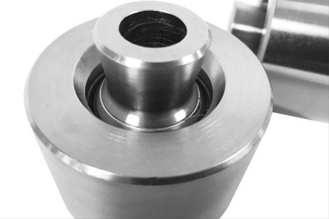 Steeda Spherical Control Arm Bushings for 2015-2021 MUSTANG - 555-4117 Bushings, Rear Lower, Steel, Natural, Ford, Kit