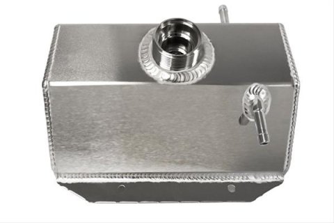 Steeda Overflow and Recovery Tanks 555-0601 Coolant Expansion Tank Plain Aluminum Mustang 15-17