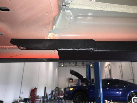 Steeda Ultra-Lite Jacking Rails for 2015-2021 MUSTANG - 555-5205 Suspension Rails, Ultra Lite, Steel, Black, Ford, S550, Mustang, Coupe, Pair