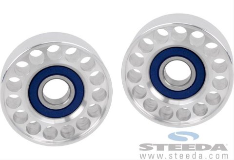 Steeda Idler Pulleys 555-3361 2011+ Mustang 5.0 Billet Pulley