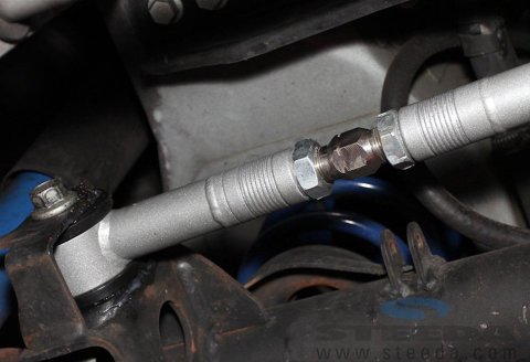 Steeda Panhard Bars for 2005-2014 MUSTANG - 555-2551-A Bar, Chromoly, Silver Powdercoated, Ford, Each