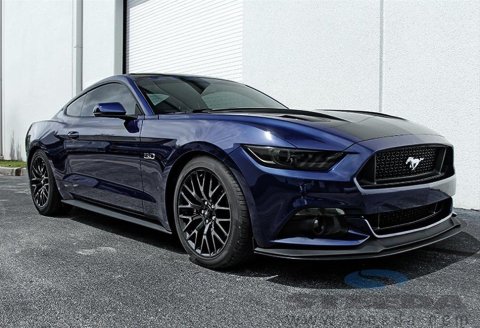 Steeda Sport Suspension Springs for 2015-2022 MUSTANG - 555-8210 Lowering Springs, Sport, Front and Rear Coils, 1.125/1.000 in. Drop, Blue Powdercoated, Ford Mustang, Set of 4