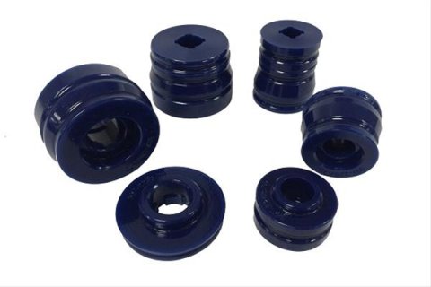 Steeda Adjustable Bump Stop Kits for 2015-2019 MUSTANG - 555-4445 Shock Stop, Blue, Polyurethane, Ford, Each