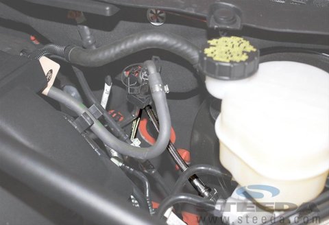 Steeda Ford Mustang Braided Hydraulic Clutch Lines for 2015-2016 MUSTANG - 555-7016 Line, Hydraulic, Ford, 2.3L, 5.0L, Each