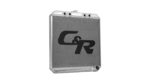 PWR North America Sprint Car Radiators 943-20226 Radiator, Car, Downflow, Aluminum, Open, 1.5 in. Outlet, Universal, Each