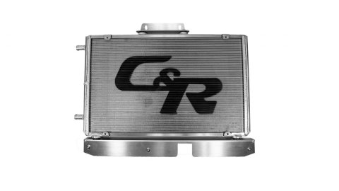 PWR North America Heat Exchangers for 1967-1969 CAMARO - 56-00019 Exchangers, Aluminum, 27mm Tube Size, 2-Pass, 0.750 in, Inlet/Outlet, Accepts Vintage Air A/C Condenser, Chevrolet, Camaro, LT4 Swap, Each