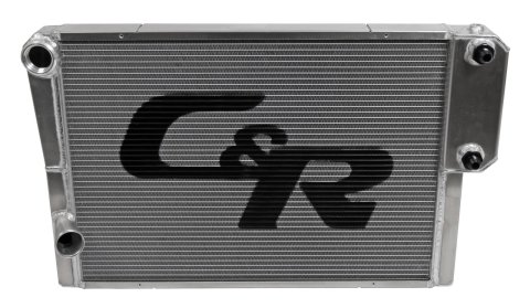 PWR North America Universal Radiators 906-30194 Radiator, Crossflow, Aluminum, Universal, 30 in. x 19 in. 1 3/4 in, With Ford Style Heat Exchanger, Each