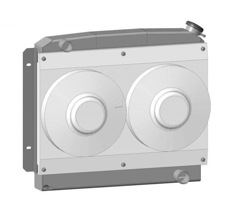 PWR North America Radiator Modules for 1962-1967 CHEVY II - 15-10270 Radiator, Aluminum, Natural, Downflow, Chevy, Chevy II, Manual, Electric Fan, Kit