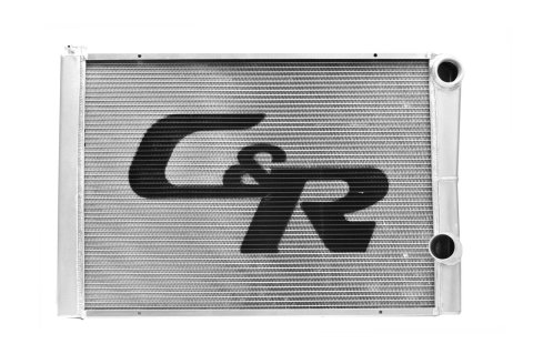 PWR North America Lightweight Late Model Dirt and Pavement Radiators 911-28191 Radiator, Lightweight, Crossflow, Aluminum, Double Pass, High Outlet, Universal, Each