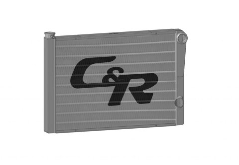PWR North America Universal Radiators 902-28191 Radiator, Crossflow, Aluminum, Double Pass, Universal, Each